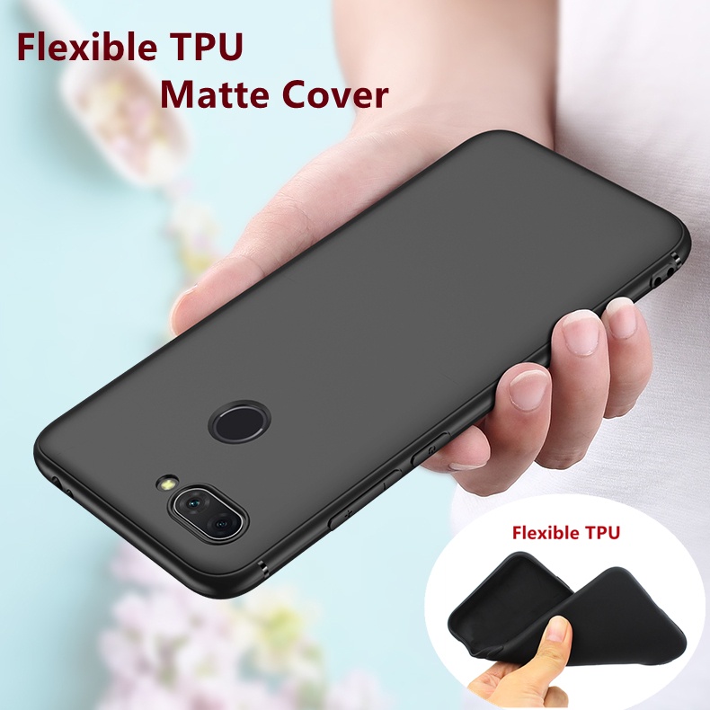 เคสซิลิโคนนิ่ม เนื้อแมตต์ กันรอยนิ้วมือ สําหรับ ASUS Zenfone Max Plus (M1) ZB570TL X018D X018DC