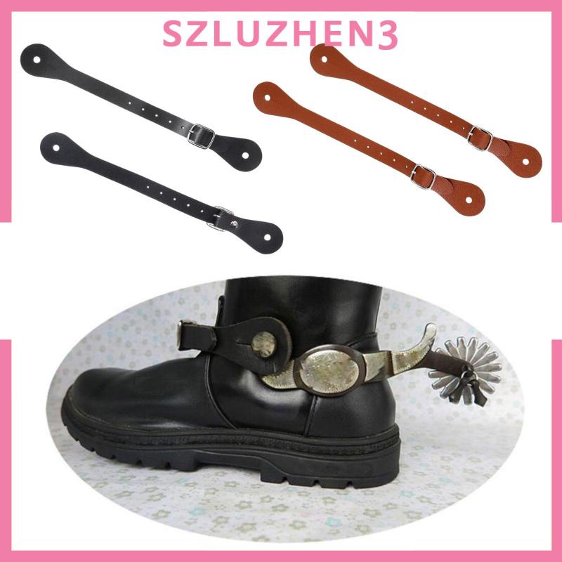 [Szluzhen3] สายรัดรองเท้าบูท ปรับได้ สําหรับขี่ม้า 2 ชิ้น