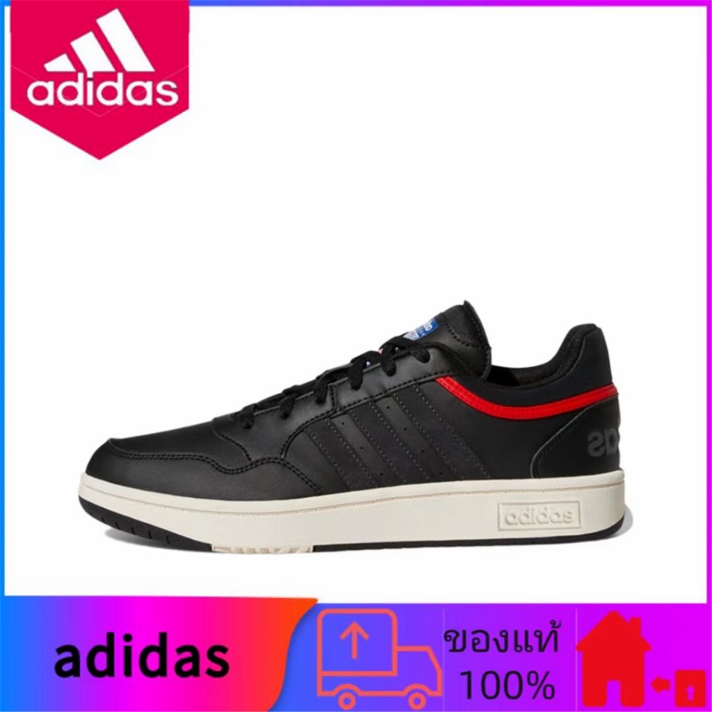รองเท้าผ้าใบ adidas neo Hoops 3.0 แท้ 100% สีดำ รองเท้าสบาย ๆ