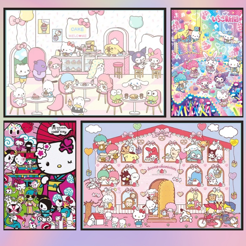 📣พร้อมส่ง📣【Sanrio】jigsaw puzzle-จิ๊กซอว์-300-1000-ชิ้น- ชิ้นของเด็ก จิ๊กซอว์ไม้ 1000 ชิ้น จิ๊กซอว์ 1000 ชิ้นสำหรับผู้ใหญ่ จิ๊กซอ จิ๊กซอว์ 500 ชิ้น🧩116-5-3 จิ๊กซอว์ 1000 ชิ้น สำหรับ ผู้ใหญ่ ตัวต่อจิ๊กซอว์ จิ๊กซอว์ การ์ตูน