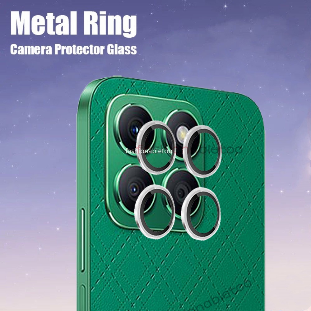 แหวนโลหะกล้องเลนส์ป้องกันฟิล์มสําหรับ Honor X8B X8A X6B X6A X7B X 8B X 8A X 6A X 6B X 7B HonorX8B Ho