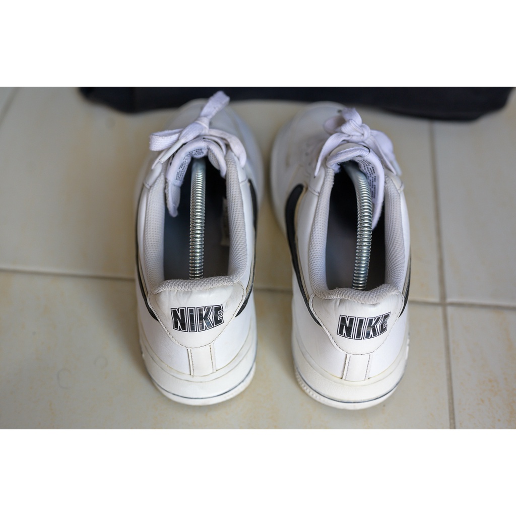 Nike_Air_Force_1_Low_White_Black_(2018)มือสองของแท้  new  รองเท้า true