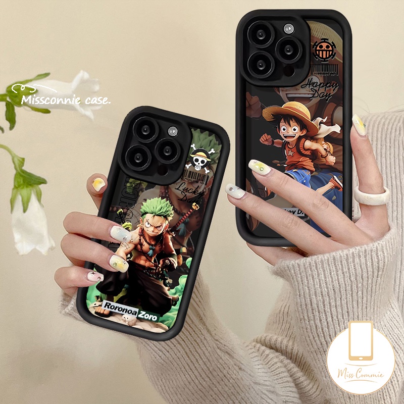เคสโทรศัพท์มือถือ ลายการ์ตูนลูฟี่ โซโร วันพีช สําหรับ Samsung A15 A35 A55 A05S A12 A50 A04s A54 A03 A05 A14 A52 A02s A13 A20 A52s A24 A11 A34 A31 A32 A20s A53 A23 A04E A03s A50s A10s A51 ราคา ถูกที่สุด ดีลบีเคเค แกลเลอรีภาพที่ 4