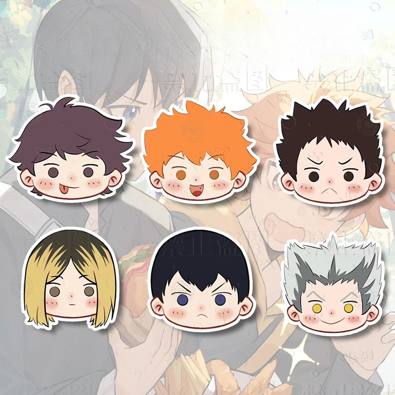 เข็มกลัดอะคริลิค ลายการ์ตูน Haikyuu น่ารัก สําหรับตกแต่งกระเป๋านักเรียน