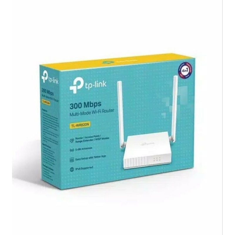 TPLink TL-WR820N WR820N WR820 WR 820 เราเตอร์ไร้สาย WiFi 300Mbps 2 เสาอากาศ N