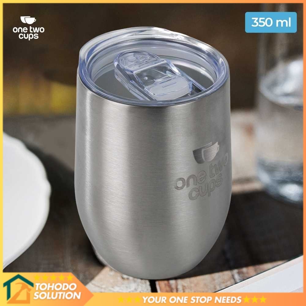 แก้วกาแฟ One Two Cups Egg Shaped Stainless Steel 350ml - TR-321