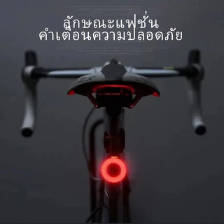 【รุ่นใหม่ปี 2025】ไฟท้ายจักรยาน LEDไฟสว่างกะพริบ5โหมด สำหรับจักรยานเสือภูเขา/จักรยานถนน ความปลอดภัยในการขี่กลางคืน ฟรีส่ง