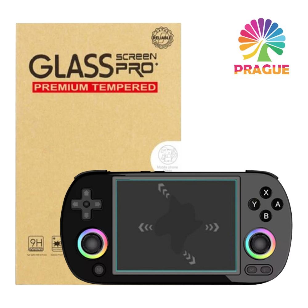 Hd ป้องกันหน้าจอสําหรับ Anbernic RG40XXH 9H ความแข็งกระจกนิรภัยป้องกันฟิล์ม Anti-scrach ป้องกันลายนิ