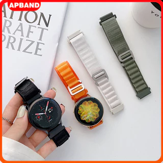20 มม. 22 มม. สายรัดไนลอน Alpine Loop for Samsung Galaxy Watch FE 7 6 5 4 40 44 มม. /Huawei/Amazfit/Garmin/Xiaomi วงกีฬา