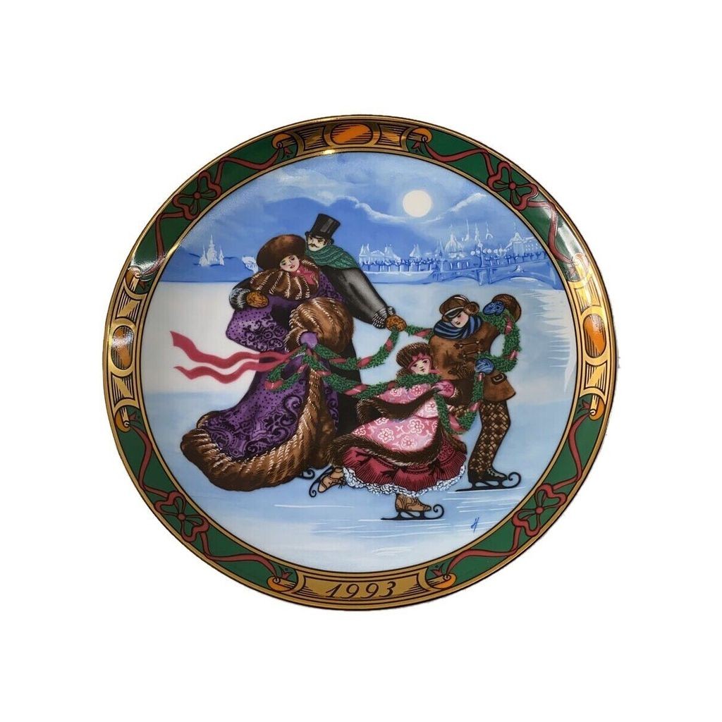 Royal Copenhagen(รอยัล โคเปนเฮเก้น) COPENHAGEN plate multicolor Direct from Japan Secondhand