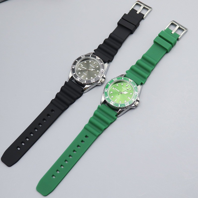 ซิลิโคนกันน้ําสายนาฬิกายาง 20 มม.22 มม.สําหรับ SEIKO 5 Diver TUNA SKX007 SRPD63K1 SKX009 Diver ดําน้ํานาฬิกาเปลี่ยนสายรัดข้อมือผู้หญิงผู้ชายสร้อยข้อมือ
