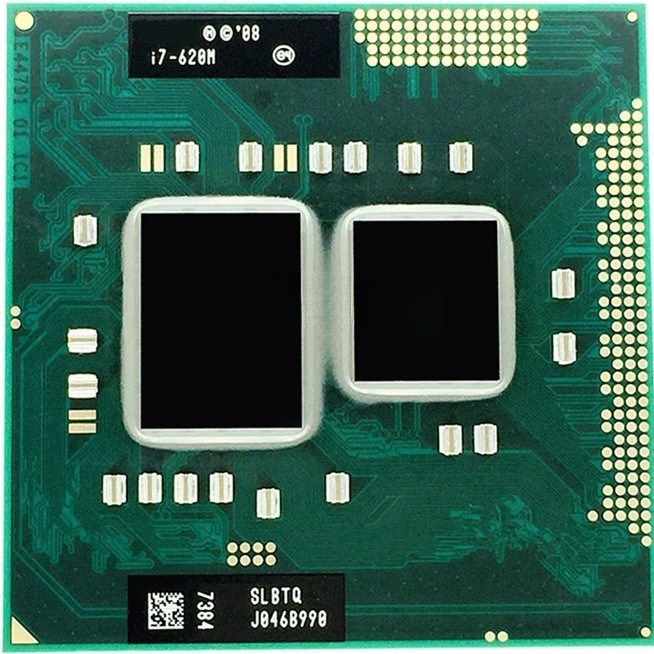 Core i7-620M i7 620M SLBTQ SLBPD 2.6 GHz Dual-Core Quad-Thread CPU โปรเซสเซอร์ 4M 35W ซ็อกเก็ต G1 rP