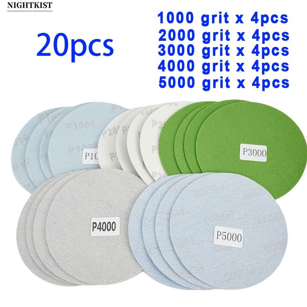 Sanding Disc 20pcs Polishing Sander Sandpaper Abrasive Replacement Part