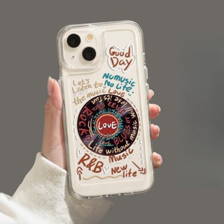 เคสโทรศัพท์มือถือนิ่ม แบบใส กันตก ลายบันทึกเสียง สไตล์วินเทจ สําหรับ Infinix Note 30 4G X6833B Note 30 5G X6711 Note 30 Pro 4G X678B Note 30 Vip X6710