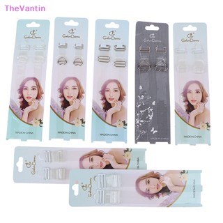 Thevantin สายรัดบราชั้นใน แบบใส ถอดออกได้ ปรับได้ ยืดหยุ่น อุปกรณ์เสริม สําหรับผู้หญิง