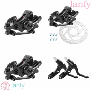 Lanfy ดิสก์เบรกมือจับ อลูมิเนียมอัลลอย ป้องกันการกัดกร่อน สําหรับจักรยานเสือภูเขา 1 ชุด