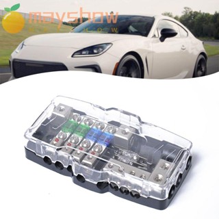 Mayshow กล่องฟิวส์เสียง LED อุปกรณ์เสริม สําหรับรถบรรทุก เรือ รถบัส รถตู้ รถตู้ รถยนต์ ANL