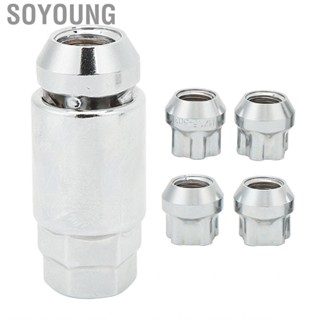 Soyoung Wheel Locks Cone Seat Durable Stainless Steel for 18in 19in 20in Wheels Car