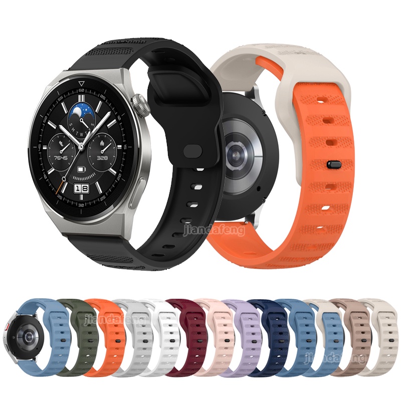 ซิลิโคนกีฬาสายคล้องคอสายคล้องคอสําหรับ Huawei GT6 GT5 GT4 GT3 Pro 46 มม.43 มม.GT2 Pro WATCH 4 GT Run