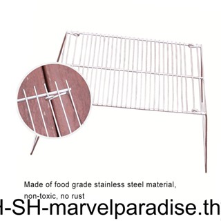 ตะแกรงสเตนเลส อเนกประสงค์ ขนาดเล็ก สําหรับย่างบาร์บีคิว