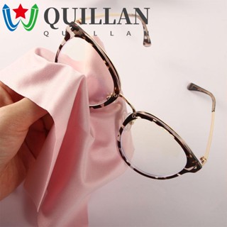 Quillan ผ้าทําความสะอาดหน้าจอ 5 ชิ้น / แพ็ค อุปกรณ์เสริมแว่นตาคอมพิวเตอร์กล้องโทรศัพท์มือถือ