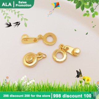 【🏭เครื่องประดับ DIY🏭】กระเป๋าทองแดง 14K หัวเข็มขัดทอง หัวเข็มขัดเครื่องประดับ ปุ่มเชื่อมต่อ ปิดเอง สร้อยข้อมือ สร้อยคอ ลิงค์ อุปกรณ์เสริม (หัวเข็มขัด) คลิปปลายแม่เหล็ก