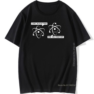 เสื้อยืดแขนสั้น ผ้าฝ้าย พิมพ์ลาย I Lost An Electron Geek Nerd สําหรับผู้ชาย