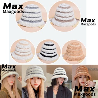 Maxg หมวกบักเก็ต ผ้ากํามะหยี่ขนนิ่ม ทรงปีกกว้าง กันความหนาว ให้ความอบอุ่น แฟชั่นฤดูใบไม้ร่วง ฤดูหนาว สําหรับชาวประมง