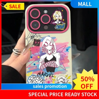 ใหม่ เคสโทรศัพท์มือถือนิ่ม ลายสไปเดอร์แมน Gwen สําหรับ Iphone Apple 14promax 13 11promax 12 14promax 13pro 12 11 7p