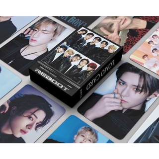 Photocard 55P เทรเชอร์ TREASURE 2ND FULL ALBUM [REBOOT] lomo card kpop การ์ด 2 ด้าน โค้งมน ไร้ขอบ 8.7×5.7ซม โฟโต้การ์ด