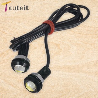 Tcuteit ไฟถอยหลัง LED 12V 10 ดวง กันน้ํา สําหรับจอดรถยนต์ รถบรรทุก