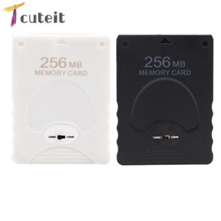 Tcuteit การ์ดหน่วยความจําเกมคอนโซล สําหรับ Sony PS 2 PS2 256MB