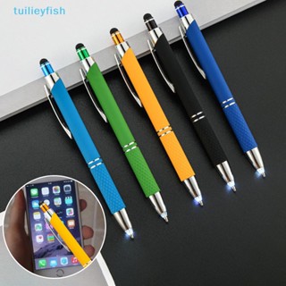 Tuilieyfish 3 In 1 ปากกาสไตลัส หน้าจอสัมผัส พร้อมไฟ LED สําหรับ Iphone