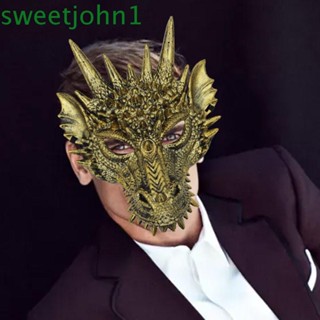 Sweetjohn หน้ากากมังกร ไดโนเสาร์ สําหรับปาร์ตี้ฮาโลวีน ปีใหม่