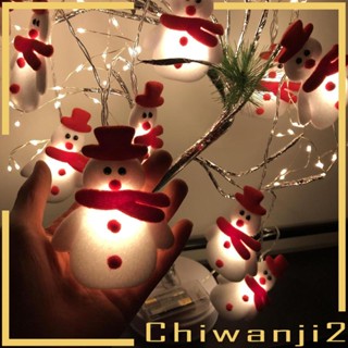 [Chiwanji2] โคมไฟ LED รูปสโนว์แมน สําหรับตกแต่งสวน ปาร์ตี้คริสต์มาส กลางแจ้ง