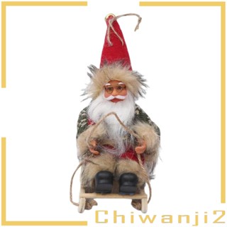 [Chiwanji2] ฟิกเกอร์ตุ๊กตาซานต้า ขนาดเล็ก อุปกรณ์เสริม สําหรับตกแต่ง เก็บสะสม