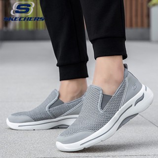 Skechers_ GOWALK ArchFit รองเท้ากีฬา รองเท้าวิ่งลําลอง ผ้าตาข่าย ระบายอากาศ เบาพิเศษ ยืดหยุ่นสูง เหมาะกับฤดูร้อน สําหรับผู้ชาย