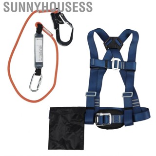 Sunnyhousess Fall Protection Harness High Strength 1.8m Safety Rope Climbing Belt for Construction