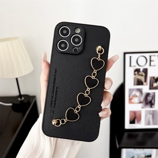 สําหรับ Huawei Mate40 Pro Honor X8 4G X9A X8A X7A Nova Y91 เคสโทรศัพท์มือถือ Soft TPU Case เคสมือถือ Trendy Leather Cover ป้องกันการตก เปลือกแข็ง สร้อยข้อมือรัก