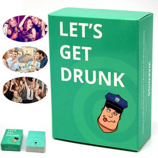 Lets Get Drunk Drinking Card Games for Adults Family Party Fun Drinking Games