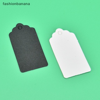 [fashionbanana] ใหม่ ป้ายแท็กกระดาษ แบบแขวน สําหรับตกแต่งงานแต่งงาน 100 ชิ้น