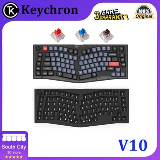 Keychron V10 ปุ่มกดคีย์บอร์ด แบบมีสาย รูปอลิซ PBT