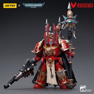 โมเดลทหารทหาร Warhammer Chaos Star Warrior Ape Red Butcher Armor Wizard Lord ขยับได้ 7OXT