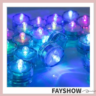 Fay โคมไฟเทียน LED ใช้แบตเตอรี่ กันน้ํา สําหรับตกแต่งตู้ปลา แจกัน บ่อน้ํา งานแต่งงาน คริสต์มาส