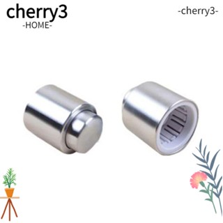 Cherry3 จุกปิดขวดไวน์แดง แบบสูญญากาศ ใช้ซ้ําได้ ทนทาน สีเงิน