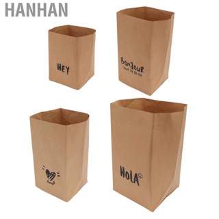 Hanhan Paper Bag Kraft Washable Large  Foldable for Office