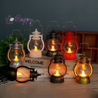 &lt;Happybay&gt; โคมไฟ Led ขนาดเล็ก สไตล์เรโทร สําหรับตกแต่งบ้าน ปาร์ตี้ฮาโลวีน