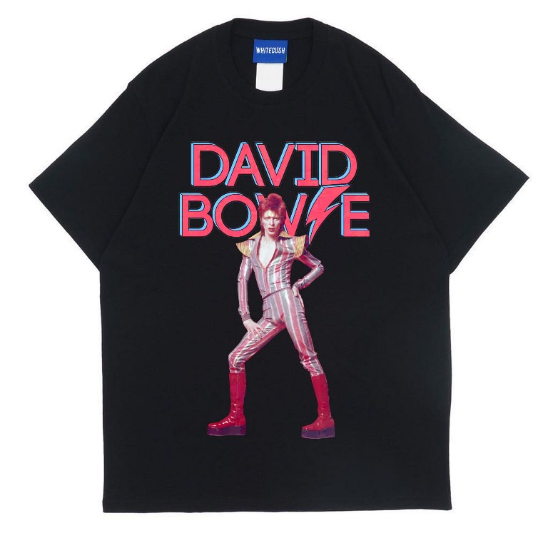 S-5XL Kaos เสื้อยืด Baju band David Bowie Dance สินค้าโดย Neats