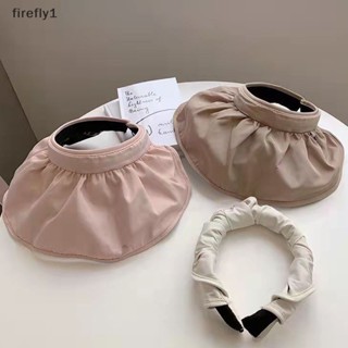 [Firefly] ใหม่ หมวกบักเก็ตลําลอง ป้องกันแดด สีพื้น แฟชั่นฤดูร้อน สําหรับผู้หญิง [TH]