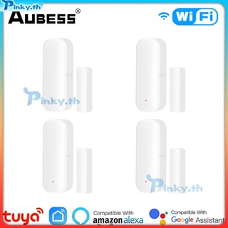 Tuya สมาร์ทเซ็นเซอร์ประตู WiFi เซ็นเซอร์หน้าต่างประตู Magnetic ALARM Detector เซ็นเซอร์แม่เหล็กอิสระทำงานร่วมกับ Alexa Google Home (pinky.th)